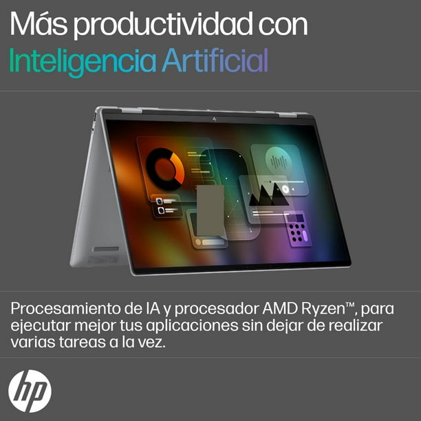 Notebook HP Envy X360 AMD Ryzen 7 16GB Ram 1TB SSD 16 Pulg | Lider