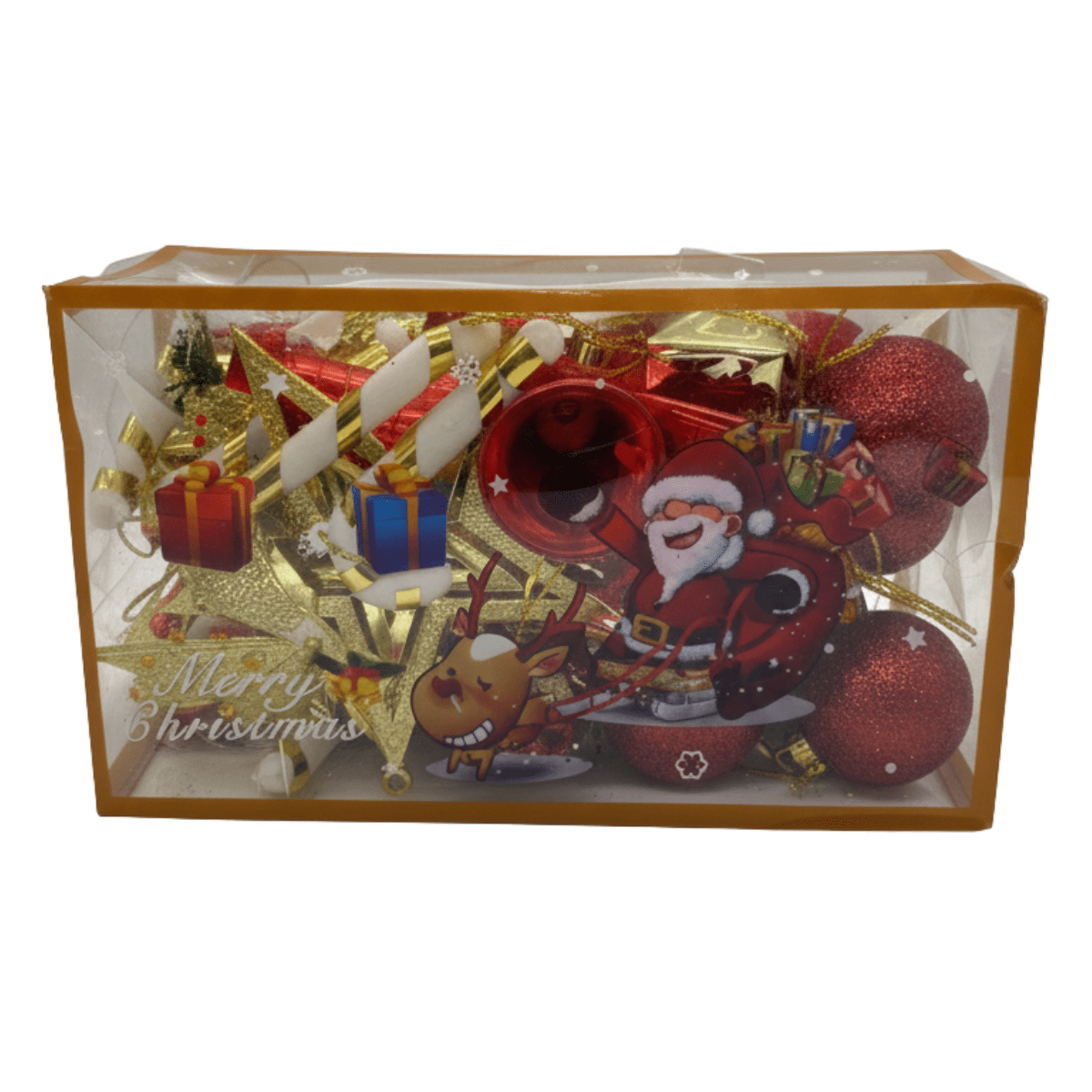 Genérico - Pack Accesorios Para Arbol De Navidad Bolas Pinos Mix Colores