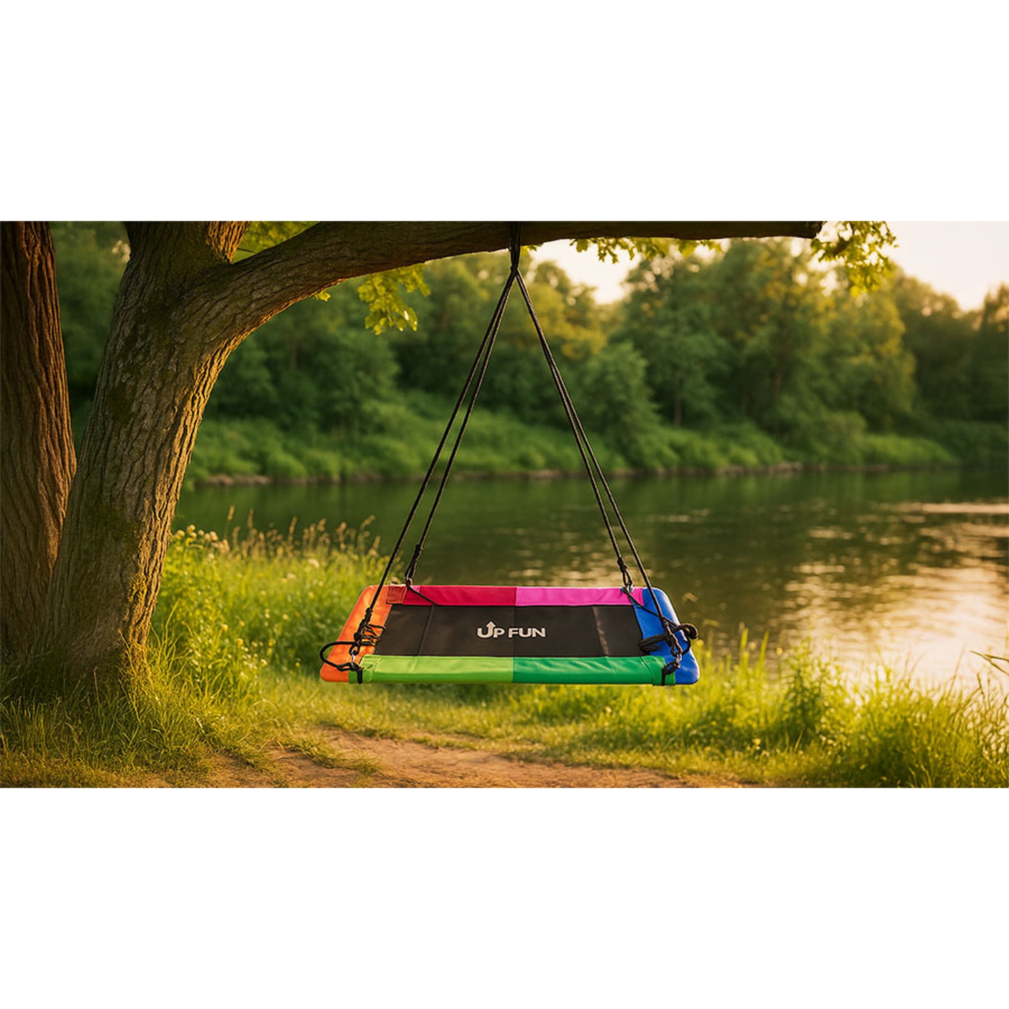 Columpio Rectangular Colores Upfun 150x80 Cm