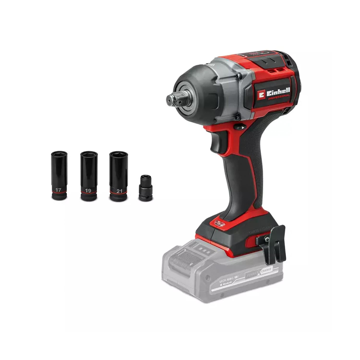 Einhell - Llave De Impacto Inalámbrico Tp-cw 18/750-c Li Bl - Solo - Sin Baterías Rojo