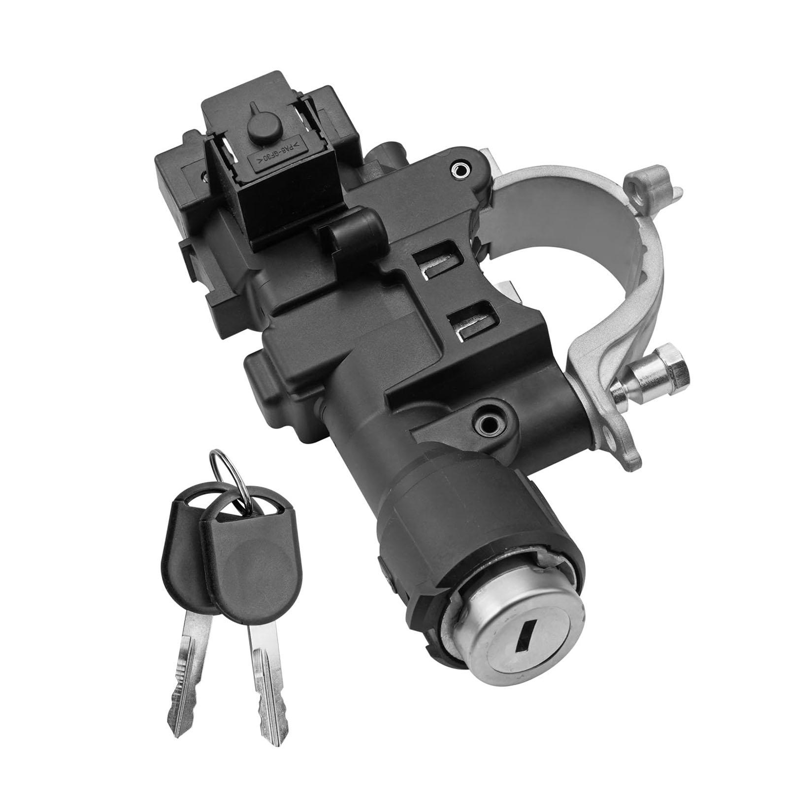 Magideal - Cilindro De Encendido Conjunto De Cerradura Llave Automóvil Accesorio Repuesto Fabricado En Metal Y Plástico Resistente Adecuado Para Reparación