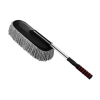 Magideal - Telescópico Carretería Mop De Lavado De Automóvil Cepillo De Tierra Polvo Cepillo Limpio Herramienta De Extracción De Polvo Para Camiones Estantes De Nanofibra Gris