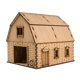 thumbnail image 1 of Granero Europeo 1:72, Modelo DIY Para Arquitectura, Mesa De Arena, Decoración, Granero B, 1 of 3