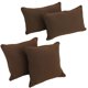 thumbnail image 1 of Juego de Cojines Decorativos Blazing Needles de Sarga con Cordones Negro 4 Piezas, 1 of 2
