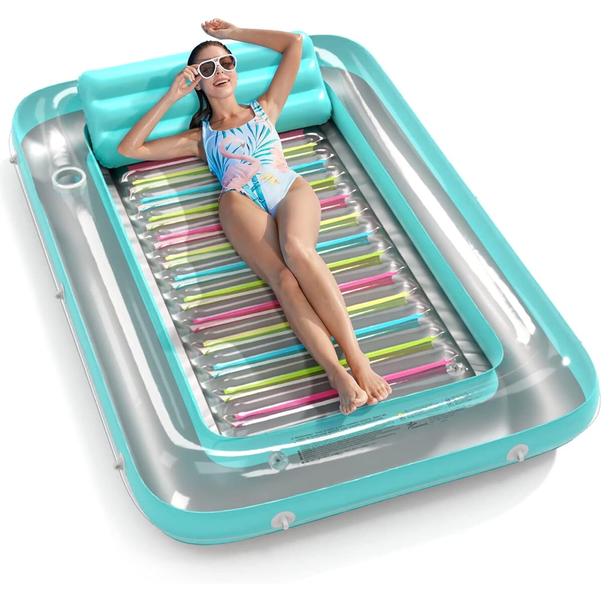 Colchoneta Inflable Jasonwell 4 En 1 180x120cm Verde