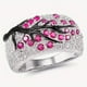 thumbnail image 1 of Tree Of Life Ring Full Of Shiny Zircon Elegant Alloy Finger Ring For Women & Girls 1 Pc, 1 of 3