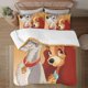 thumbnail image 1 of Lady and the Tramp 3-Piece Bedding Set For Kids Boys Girls Adult Cartoon Warm Cute Fashion Holiday Present Gift Bed Sheets, 1 of 5