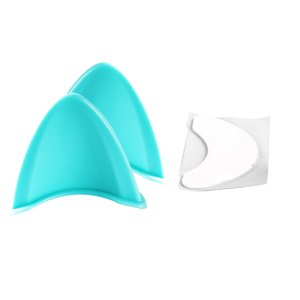 Ioensy - Casco Orejas De Gato Decoración Intercambiable Para Cascos De Moto Esquí Azul