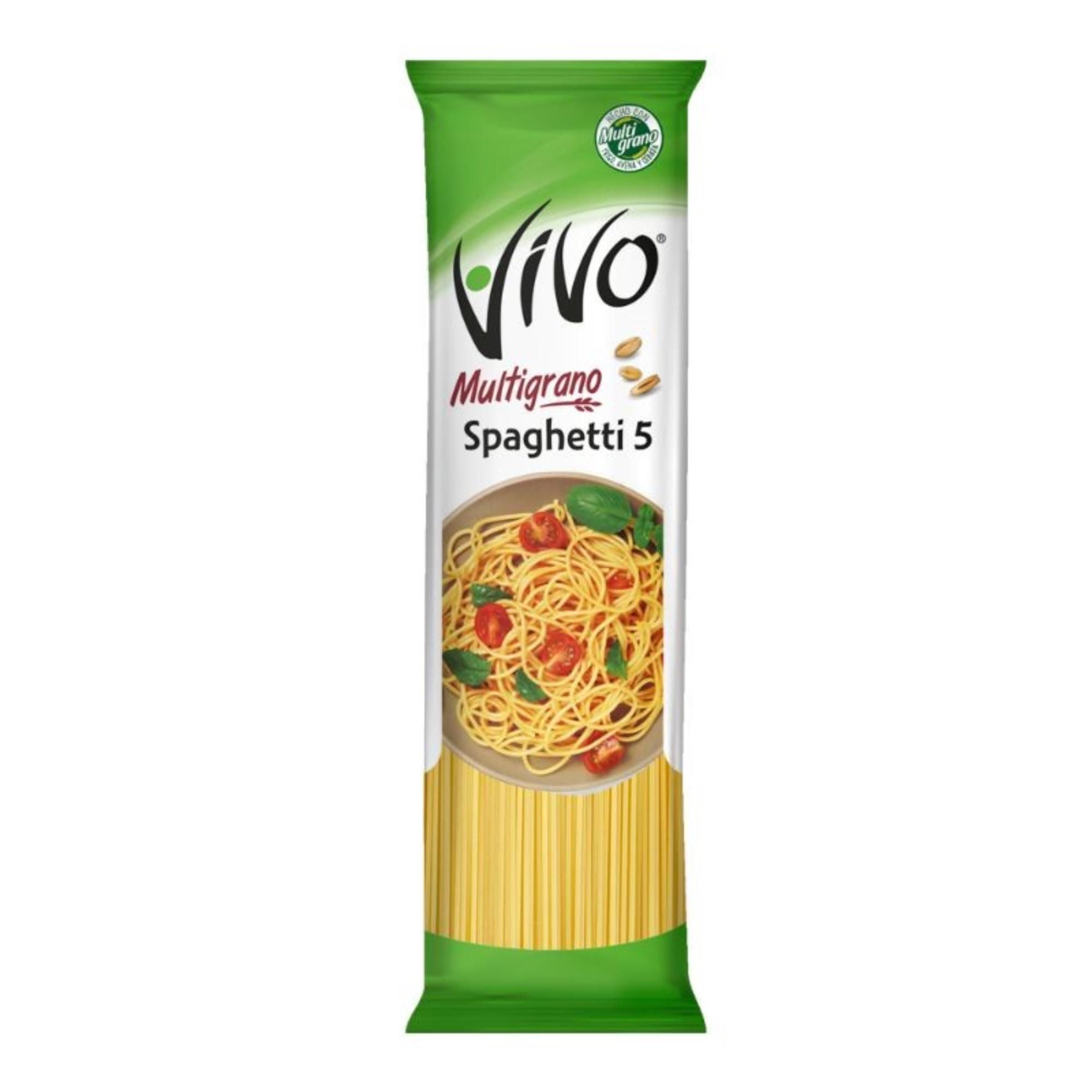 Fideo Pasta Multigrano Spaghetti N°5 Bolsa 350 g Vivo