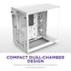 thumbnail image 3 of Funda NZXT H6 Flow CC-H61FW-01 Compact Mid-Tower blanca, 3 of 8