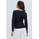 thumbnail image 3 of Polera Mujer Drapeado Delantero Negro, 3 of 4