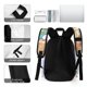 thumbnail image 5 of Superbuns-theme Backpack, Campus style schoolbag Bookbag with Adjustable Shoulder Straps And Large Zip Compartment, Unisex Travel Bags.42x30x15cm, 5 of 6