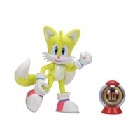 Figura De Acción Sonic The Hedgehog Modern Tails De 10 Cm Con Anillo