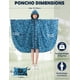 thumbnail image 2 of Poncho de lluvia ANYOO, impermeable y ligero, para senderismo, color azul, 2 of 6