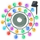 thumbnail image 1 of Guirnalda Solar Navidad 40 Led 8m Bolitas Cristal Multicolor, 1 of 9