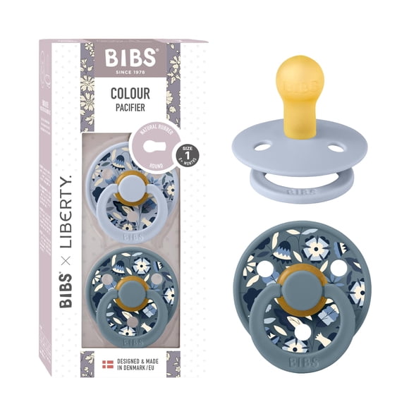 Chupetes Bibs Colour Liberty 2-Pack Látex Natural Talla 1