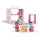 thumbnail image 1 of Casa De Muñecas De Madera Con Maleta Portátil Rosa, 1 of 5