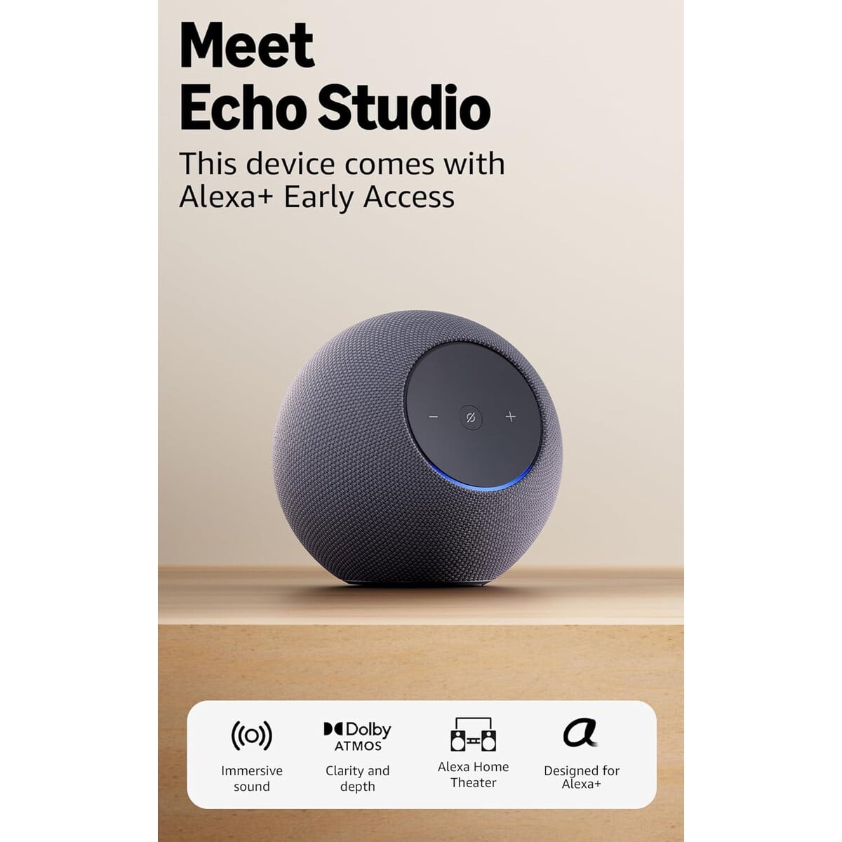 Parlante Echo Studio Dolby Atmos Alexa Az3 Pro