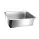 thumbnail image 3 of Caja De Arena Para Gatos De Acero Inoxidable, Resistente A Salpicaduras, Con Parte Superior Abierta Y Bandeja De Arena Resistente, Altura 15 Cm, 3 of 5