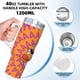 thumbnail image 5 of Coraje, el Perro Cobarde Vaso aislado de acero inoxidable con asa, diseño temático, regalo para familia, amigos y fans; incluye pajita y encaja en el portavasos estándar, 40 oz, 5 of 6