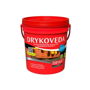 Dryko Impermeabilizantes - Aditivo Impermeabilizante Mortero-Hormigón Drykoveda 18 Lts