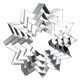 thumbnail image 1 of Cortador de Galletas QAAQS Set 13 cm, 10 cm, 8 cm, 5 cm Acero, 1 of 5