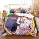 thumbnail image 1 of Kobayashi-san Chi no Meidoragon Bedding Set Boys Girls Size Duvet Cover Pillowcase Bed Kids Adult Home Textiles Bed Sheets, 1 of 5