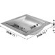 thumbnail image 2 of Deal Tray Mophorn de acero inoxidable 304, 30 x 25 x 4 cm, para caja registradora, 2 of 9