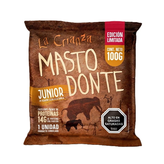 Hamburguesa Mastodonte Junior 100 g La crianza