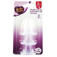 Chupete Para Mamadera Flujo Medio Transparente 1 Un Parent'S Choice