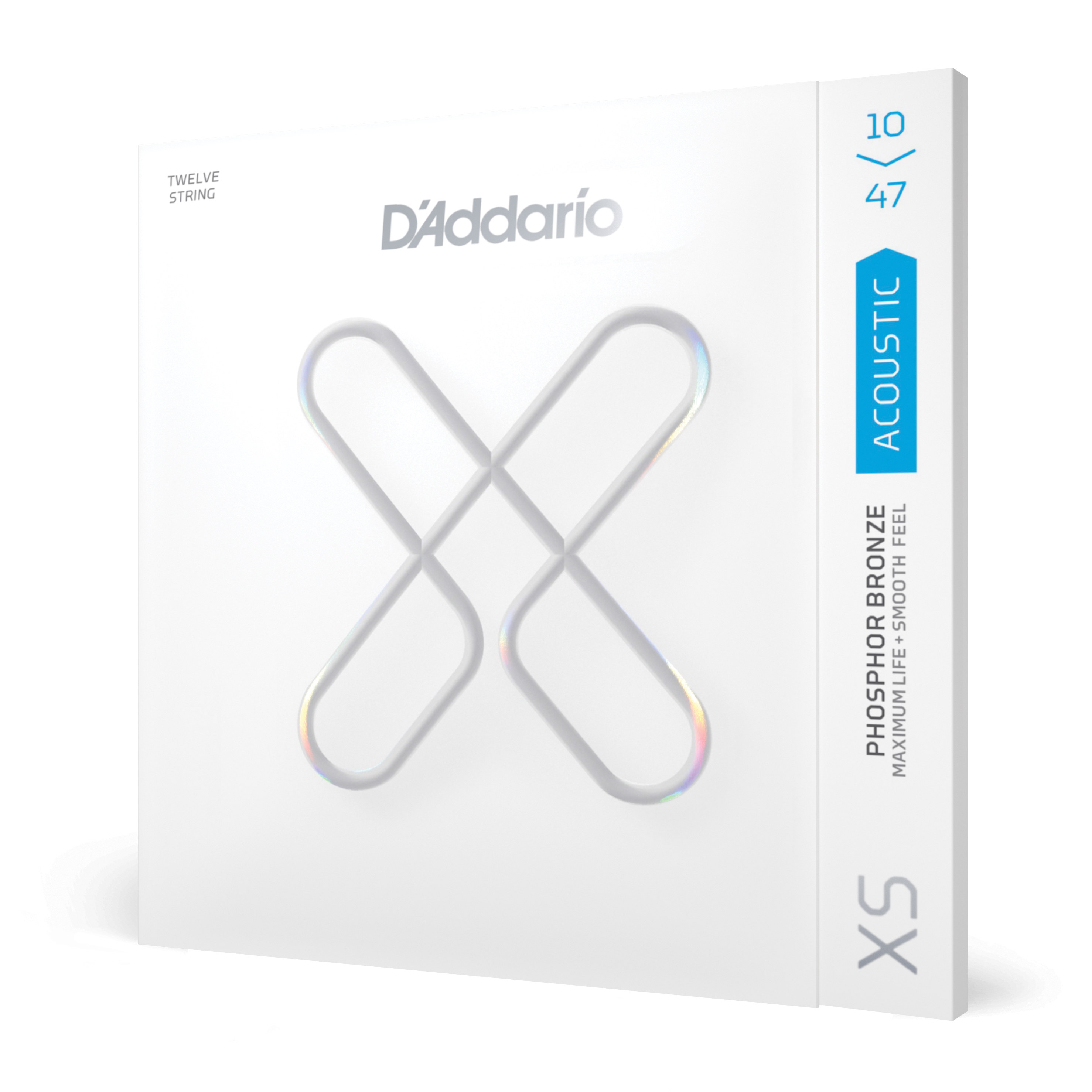 Set 12 Cuerdas Guitarra Acústica 10-47 Xsapb1047-12 Daddario