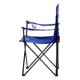 thumbnail image 4 of Silla de Camping Plegable Tela Oxford Azul con Apoyabrazos Posavasos y Bolso, 4 of 4