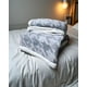 thumbnail image 3 of Manta Frazada Elegante 2 Plazas Gris Claro, 3 of 3