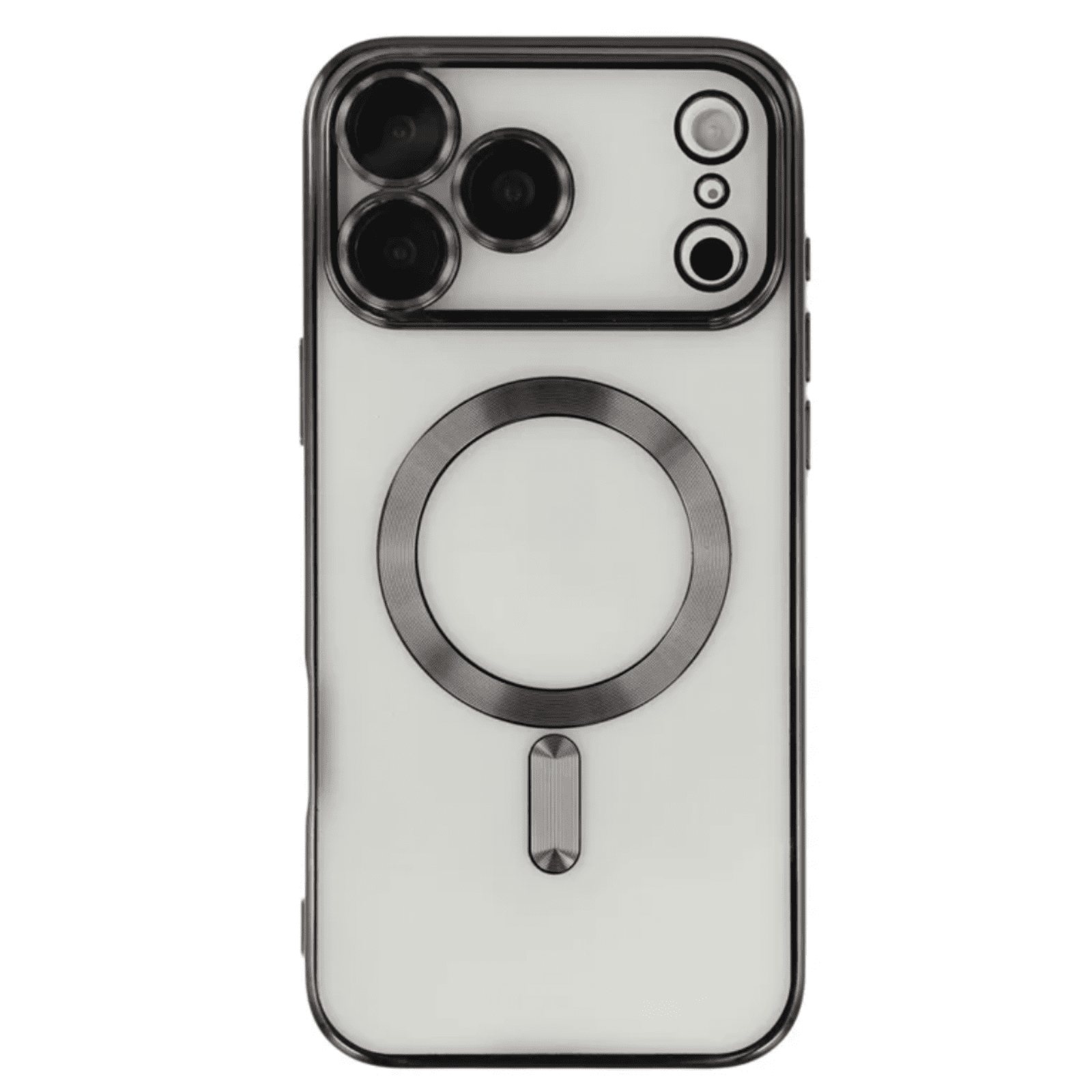 Joigo - Carcasa Para Iphone 17 Pro Bordes Compatible Con Magsafe Negro