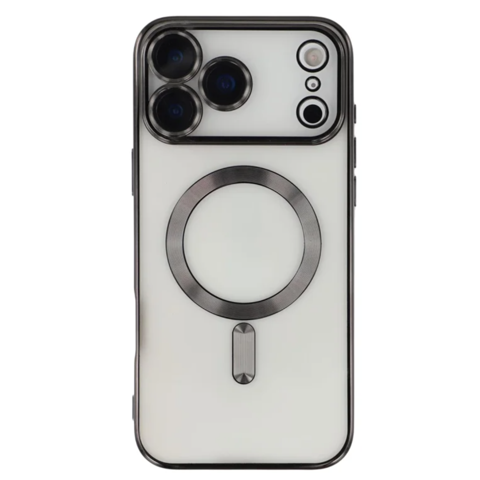 Joigo - Carcasa Para Iphone 17 Pro Bordes Compatible Con Magsafe Negro