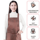 thumbnail image 3 of Paquete de 2 delantales de cocina, delantal de chef suave con pechera ajustable y bolsillos para hombres y mujeres., 3 of 5