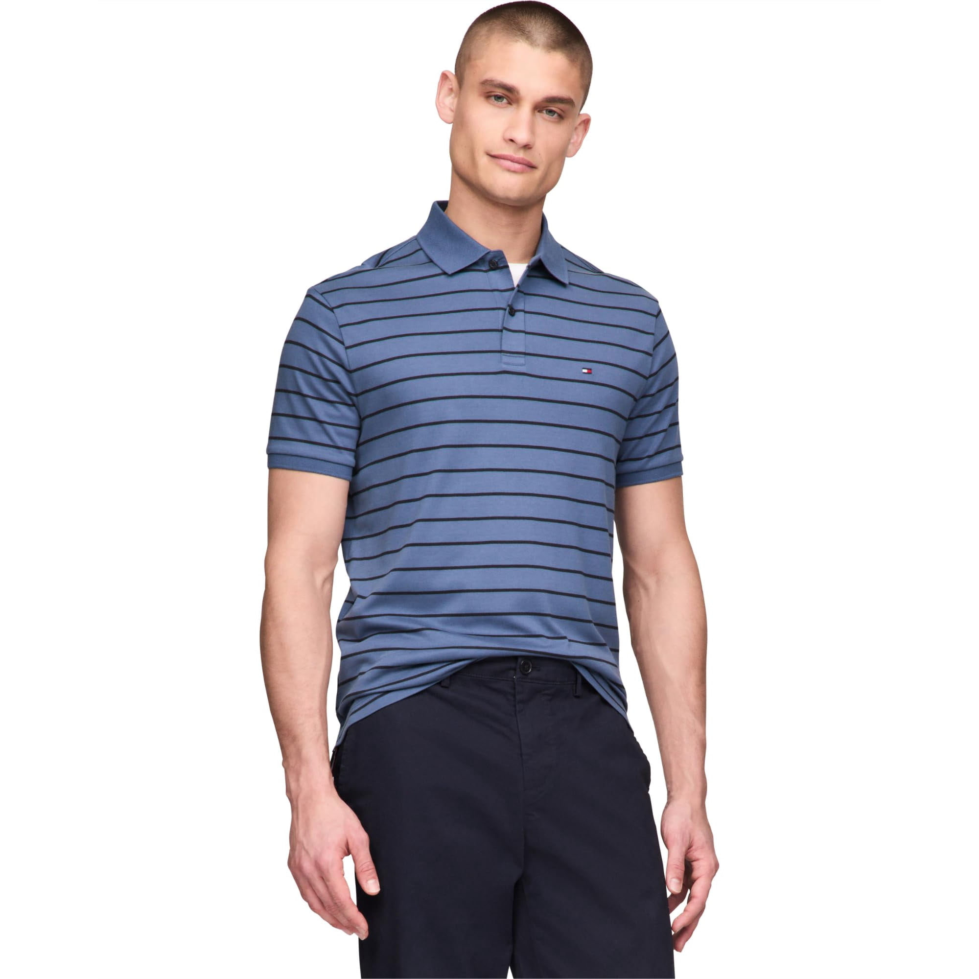 Polo Tommy Hilfiger De Algodón Líquido De Corte Regular Para Hombre