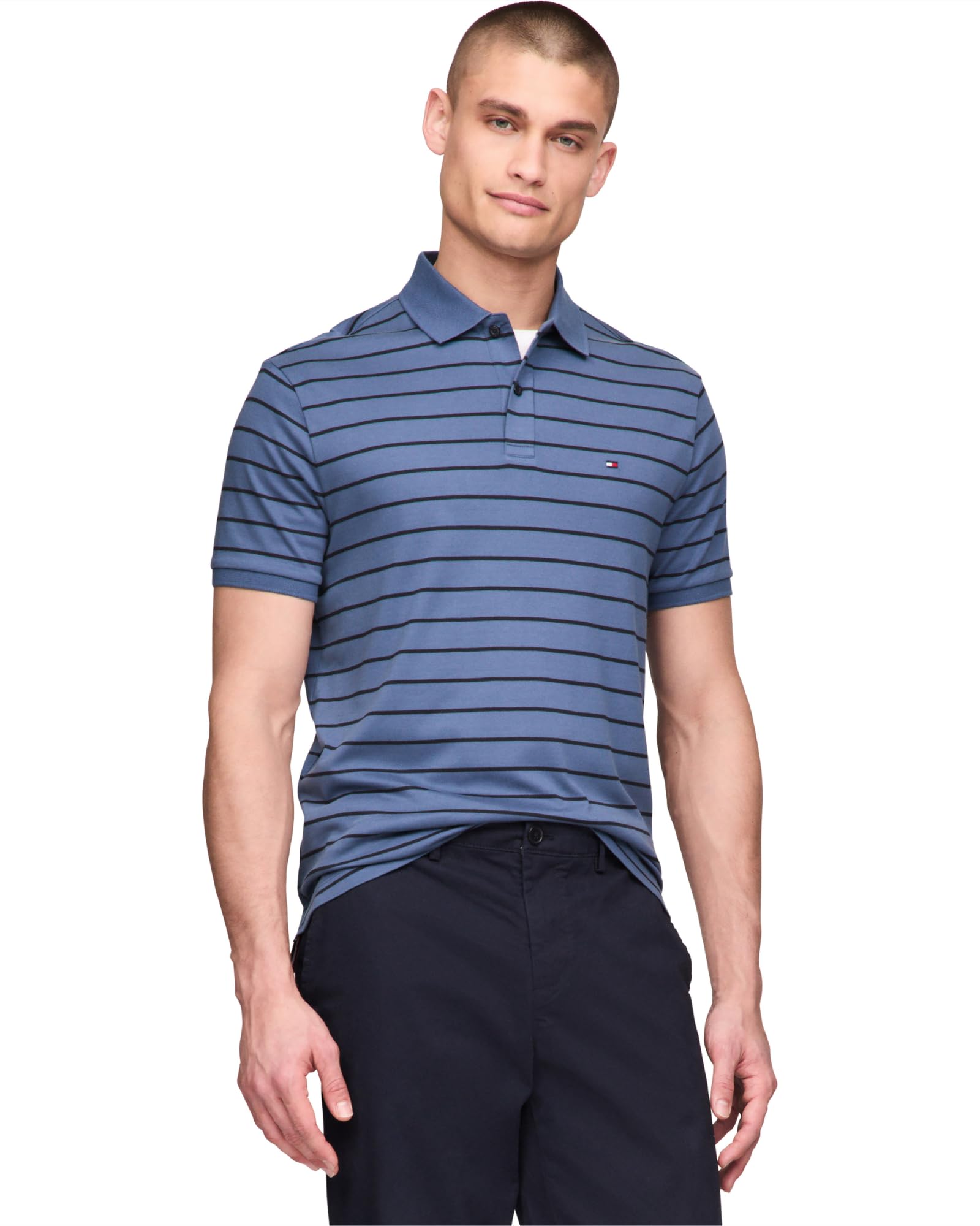 Polo Tommy Hilfiger De Algodón Líquido De Corte Regular Para Hombre