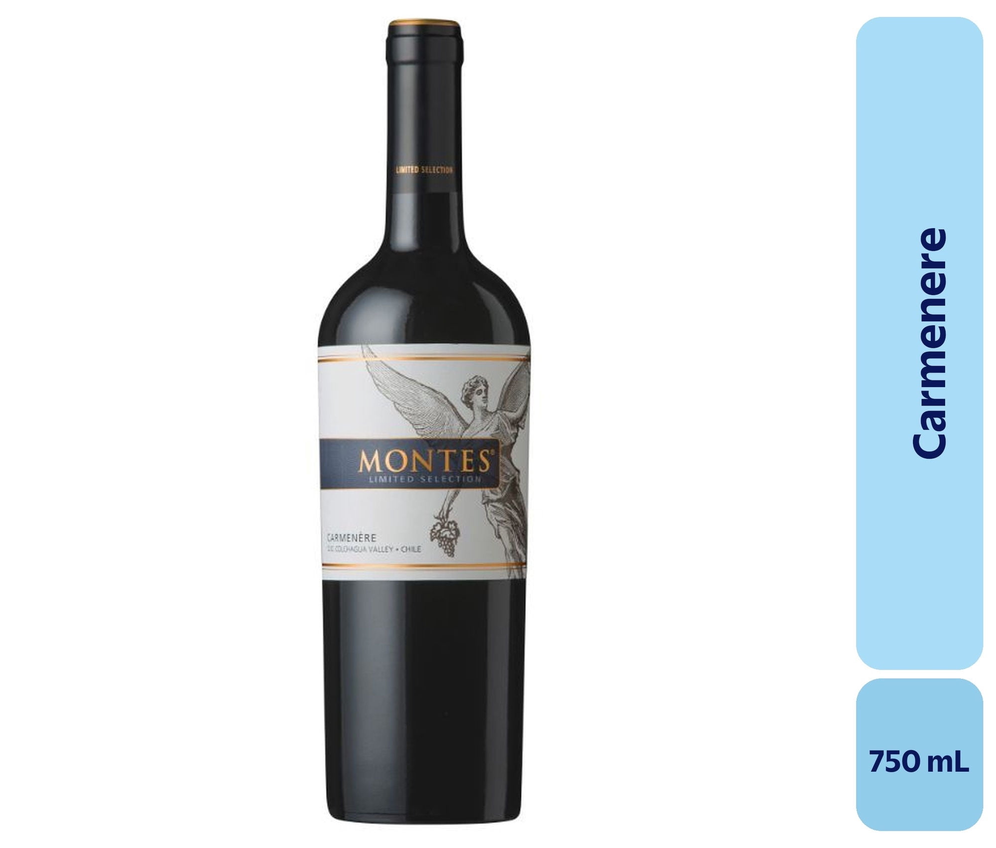 Vino Carménère Botella 750 mL Montes