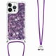 thumbnail image 5 of Funda FOXDOCK para iPhone 16 Pro con Cuerda Ajustable, Brillo Líquido, Protección Antigolpes y Lente – Ideal para Regalo, 5 of 6