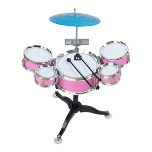 Bothyi - Batería Infantil Compacta De Jazz Para Niños Y Niñas, Ideal Para Conciertos Y Presentaciones, Color Rosa
