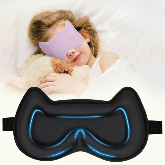 Antifaz 3D Contorneado Pyopbow para Niños con Diseño de Cara de Gato