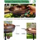 thumbnail image 2 of 13-Inch Metal Bird Bath for Outdoors with 3-Inch-Deep Removable Bowl, 2 of 3