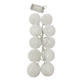 thumbnail image 3 of Pack 10 Bolas Con Luces Blanca Decoración Navidad 2025, 3 of 4