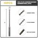 thumbnail image 2 of Brocas Sabre Tools SDS Plus de 0,25 por 6 pulgadas, 10 piezas, 2 of 3
