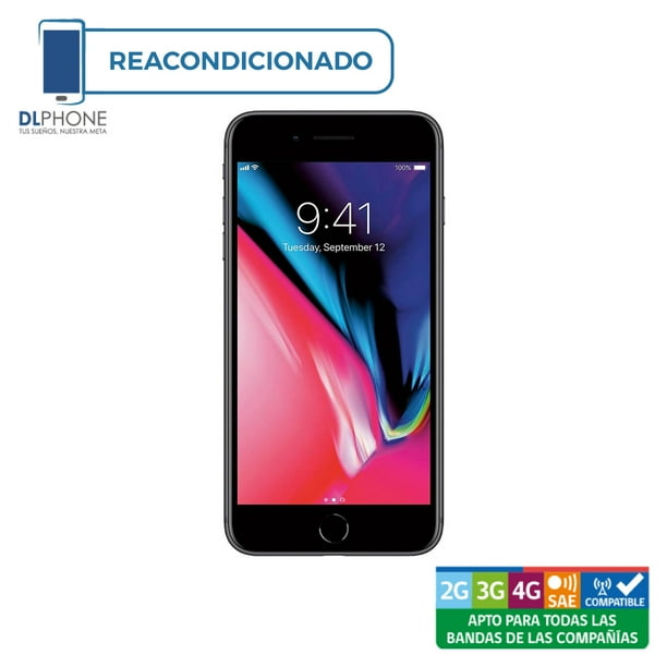iPhone 8 Plus de 64gb Negro Reacondicionado | Lider