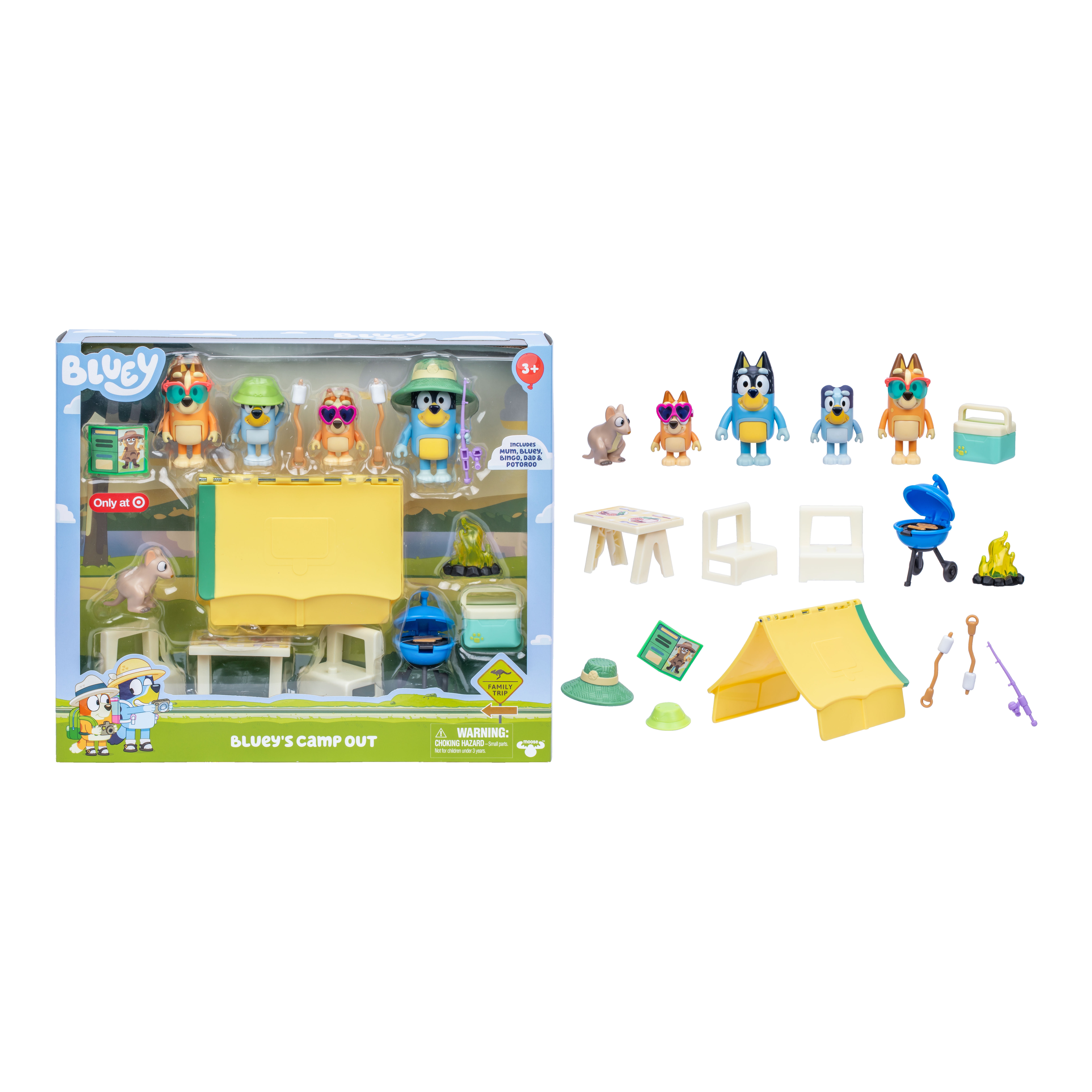 Playset Bluey Campamento