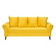 thumbnail image 1 of Sofa Lua 3C Felpa 20 Amarillo, 1 of 6