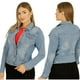 thumbnail image 1 of Chaqueta Denim Clasica Mujer, 1 of 2