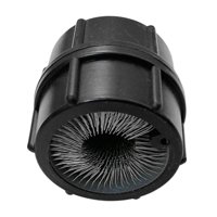 Magideal - Limpiador De Terminales De Batería, Herramienta De Limpieza De Terminales De Batería, Perno Hexagonal De 8,2Mm , Negro 16Mm